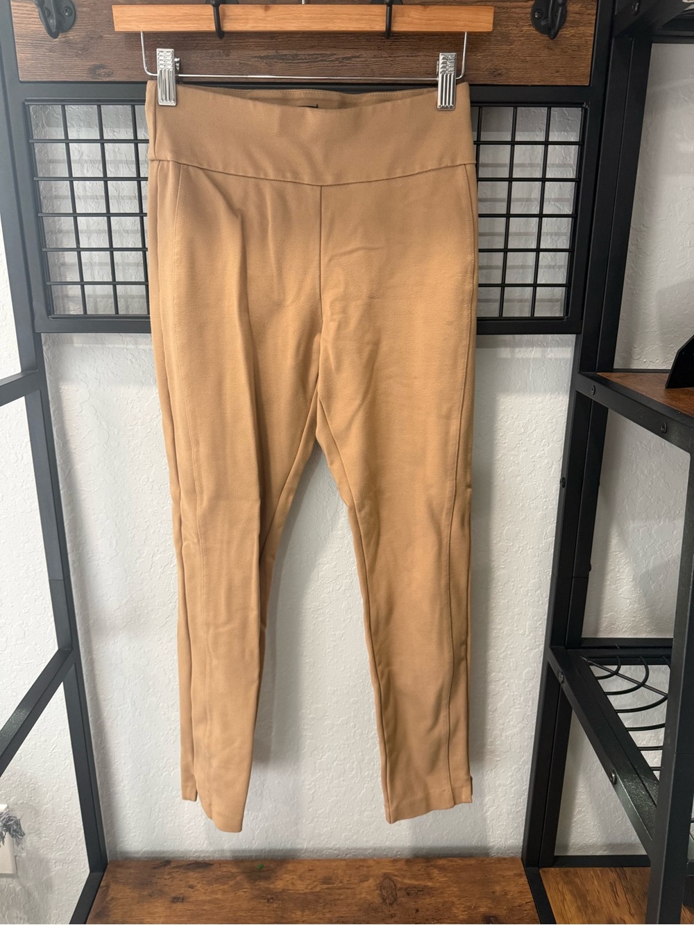 Express Camel Crewneck Top